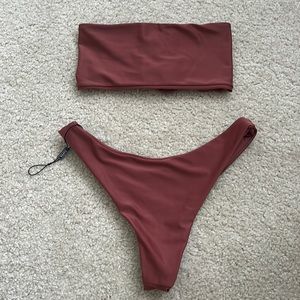 Adjustable strapless bikini